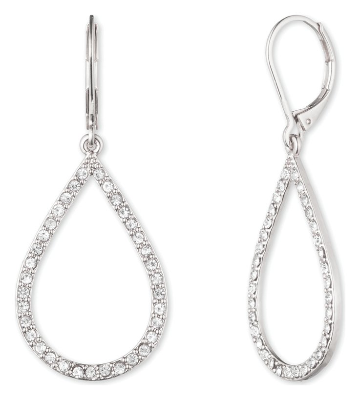 Anne Klein Round Glass Stone Tear Shape Drop Earrings Review