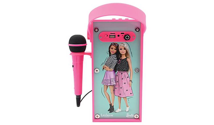 Barbie sing with me karaoke machine hot sale