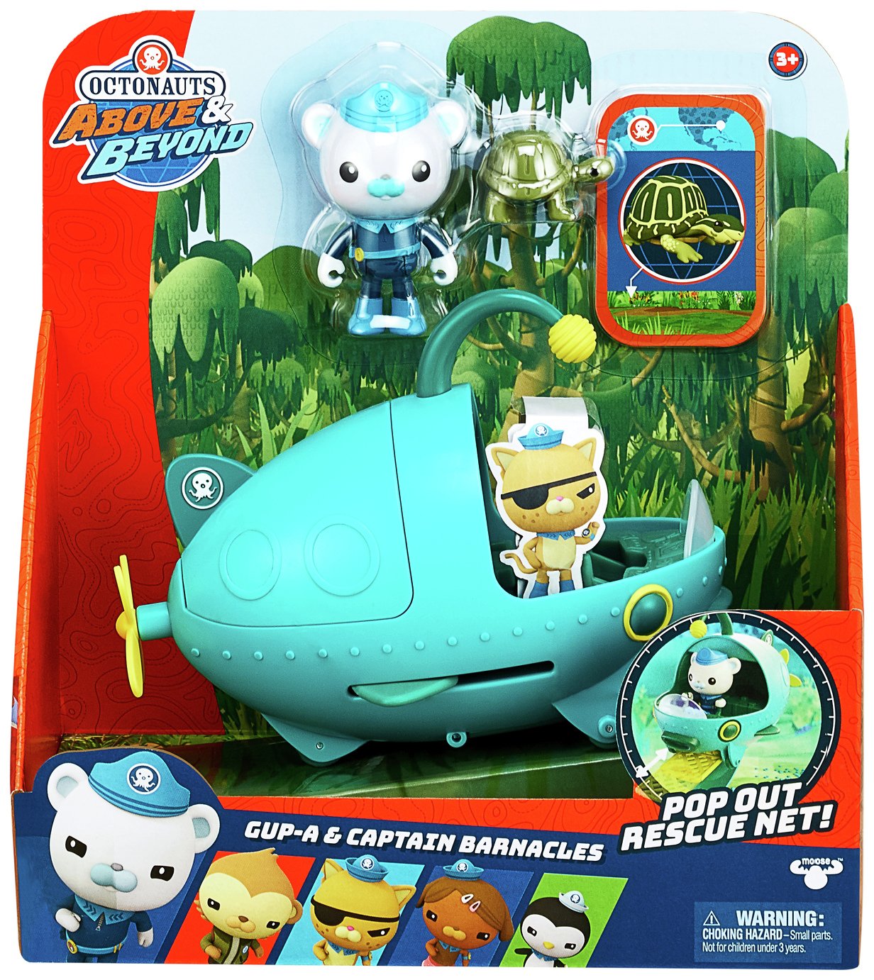 Octonauts Series1 Figure and Vehicle Barnacles & Gup A