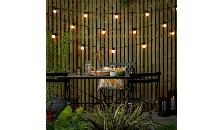 Habitat solar on sale festoon lights