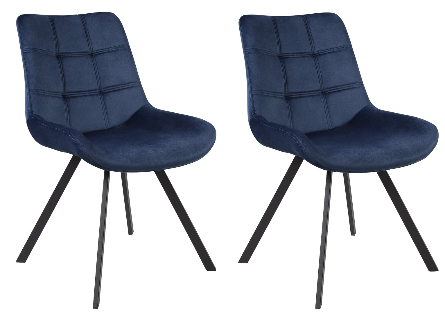 Argos Home Tribeca Pair of Velvet Dining Chairs Review