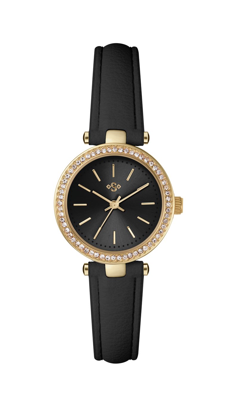 argos ladies leather strap watches