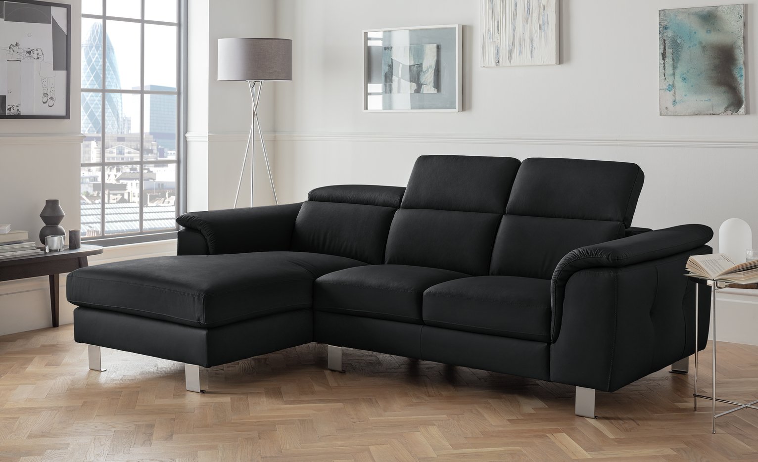 Argos Home Boutique Left Corner Faux Leather Sofa Review