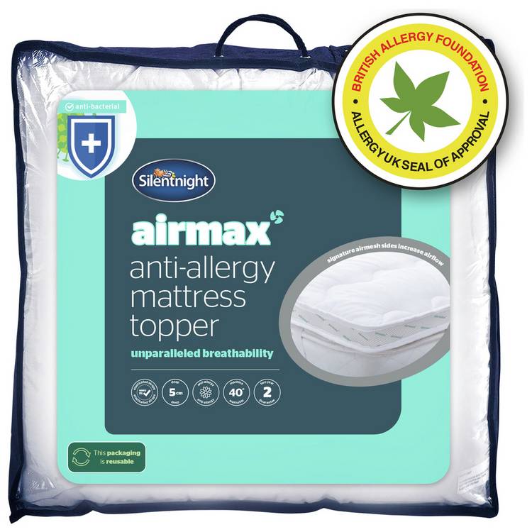 Silentnight Airmax Anti-Allergy Mattress Topper - Single 0