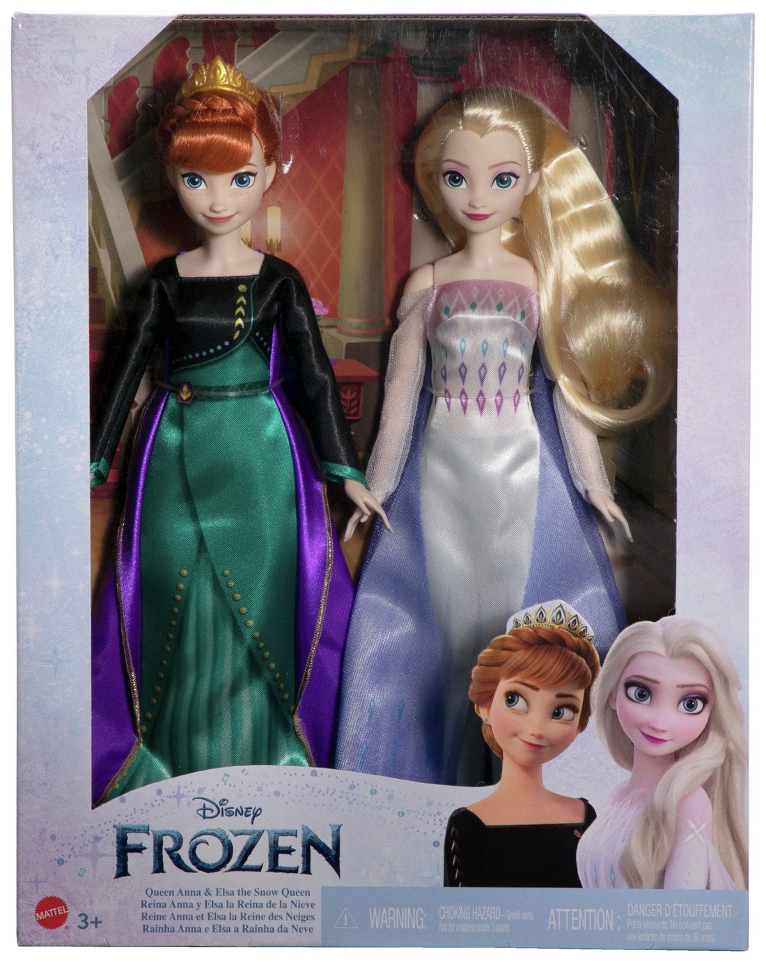 Buy Disney Frozen Queen Anna & Elsa the Snow Queen Doll 2-Pack
