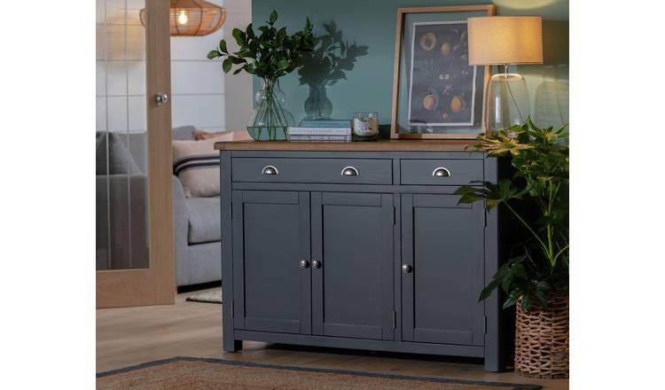 Dark grey clearance sideboard