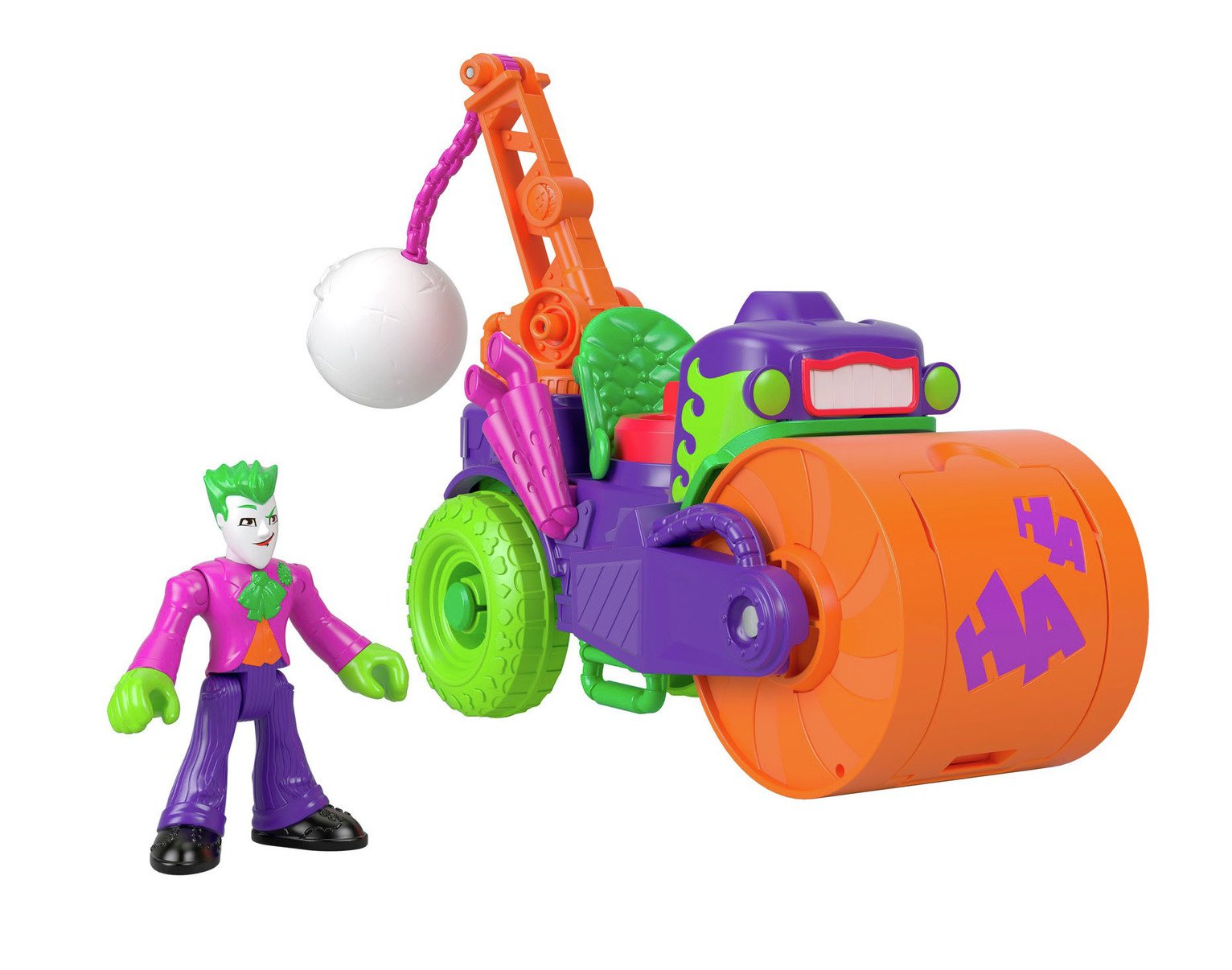 Imaginext DC Super Friends Batman The Joker & Steamroller Review