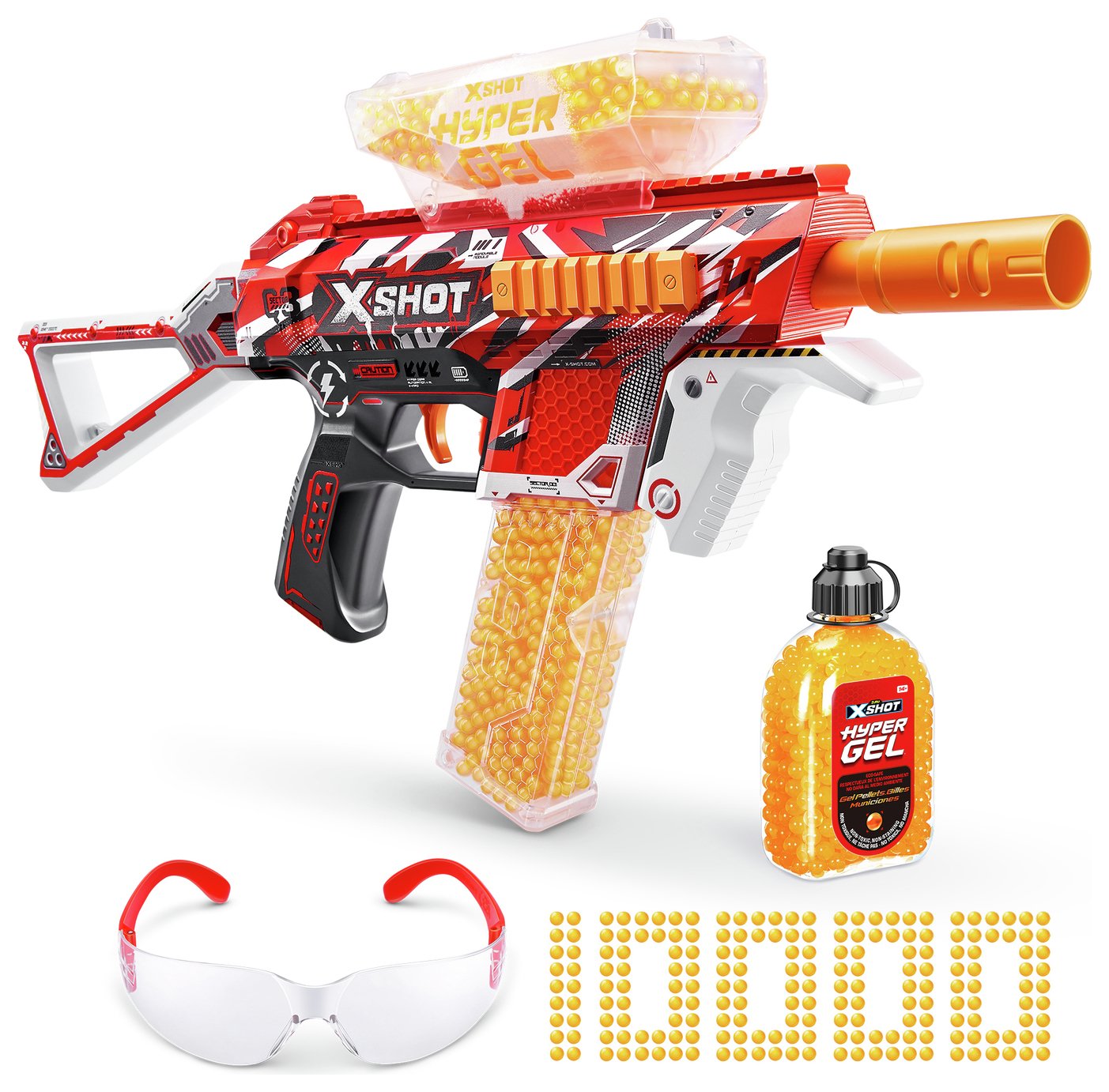 Zuru X-Shot Hyper Gel Trace Fire Blaster