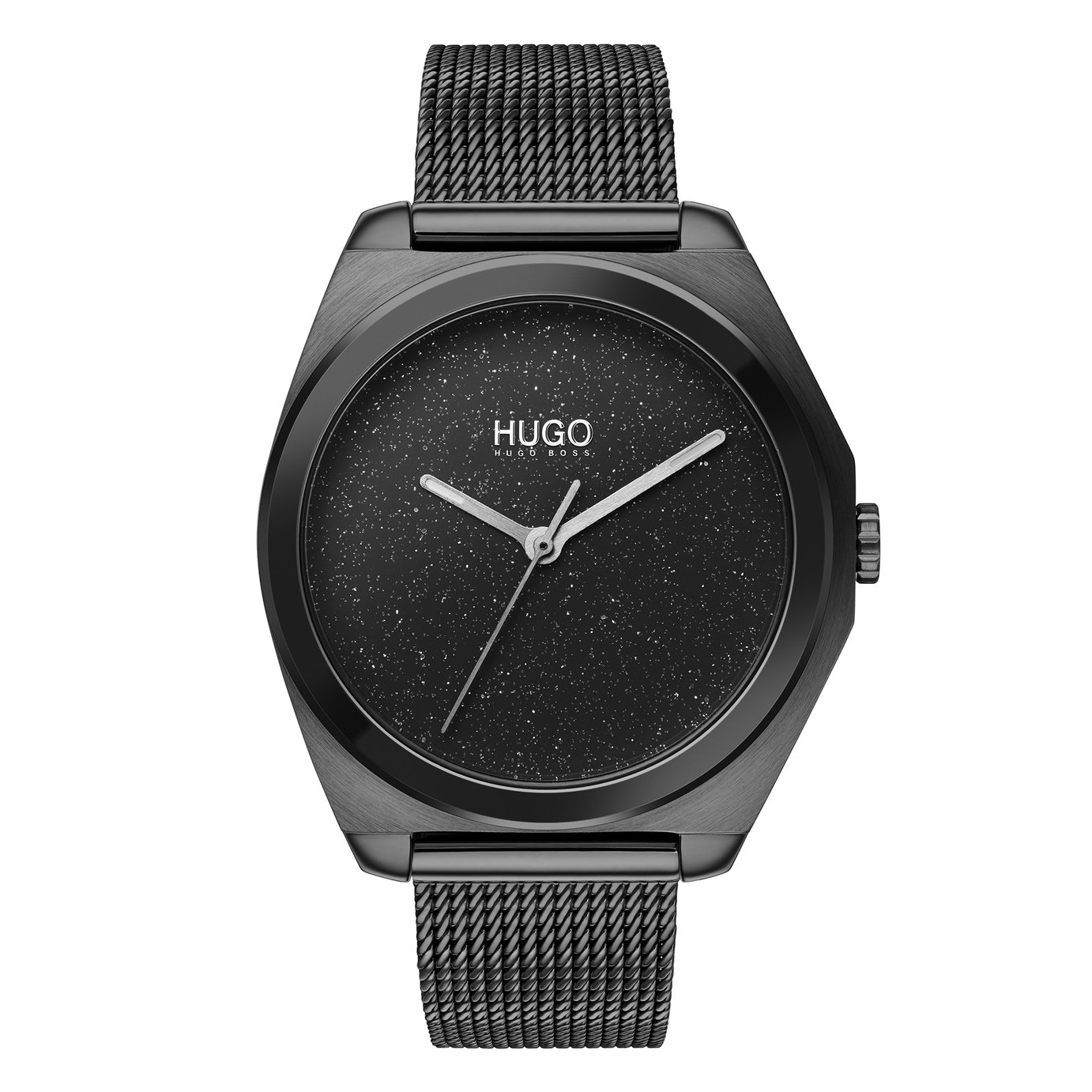 HUGO Ladies Imagine Black Stainless Steel Watch