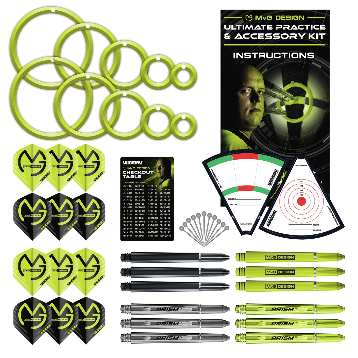 Winmau Michael van Gerwen Darts Practice Accessory Set Review