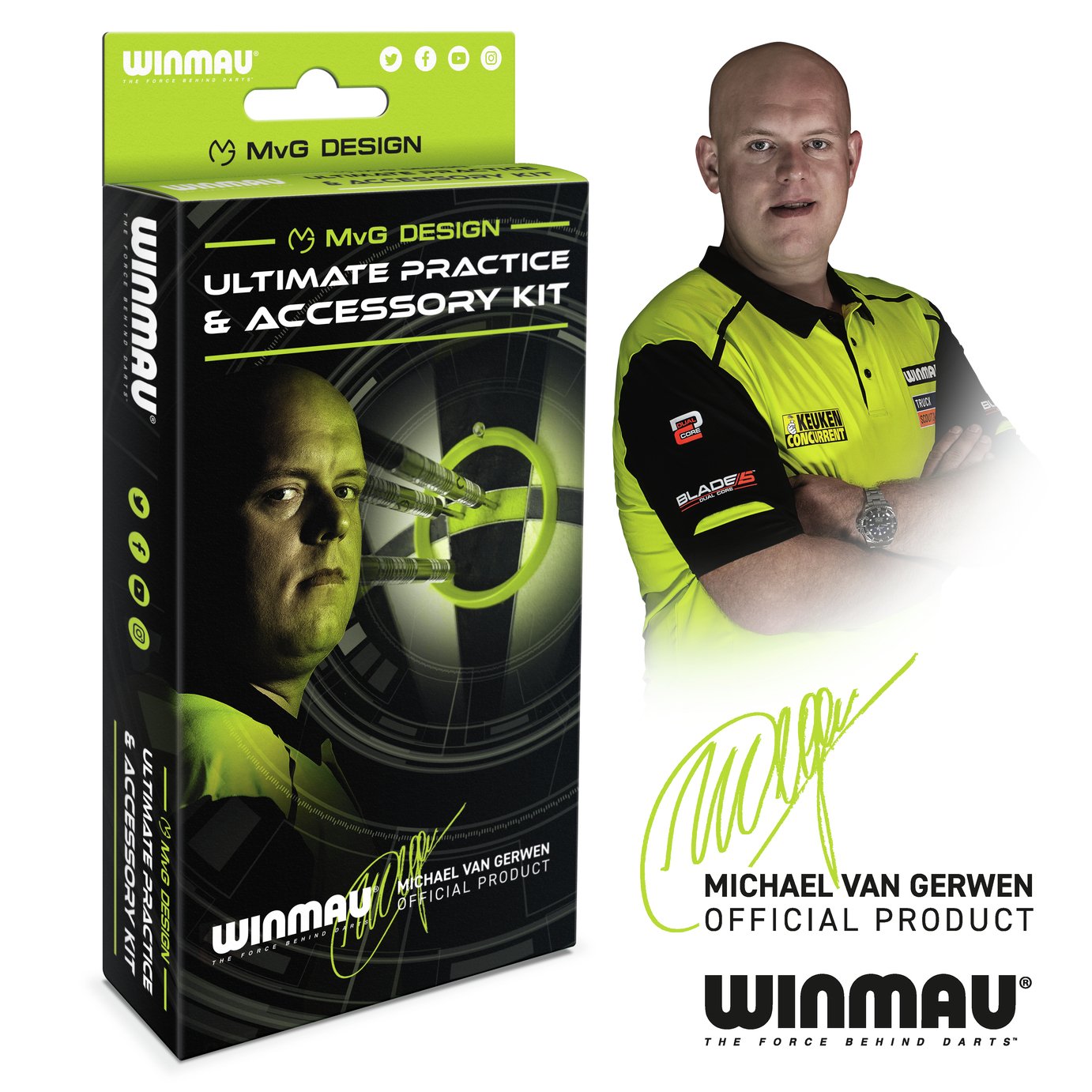 Winmau Michael van Gerwen Darts Practice Accessory Set Review