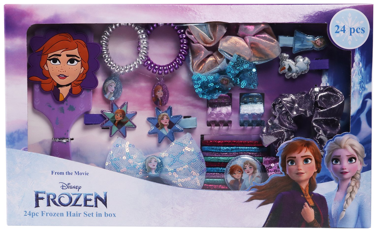 Frozen 24 Piece Hair Play Set