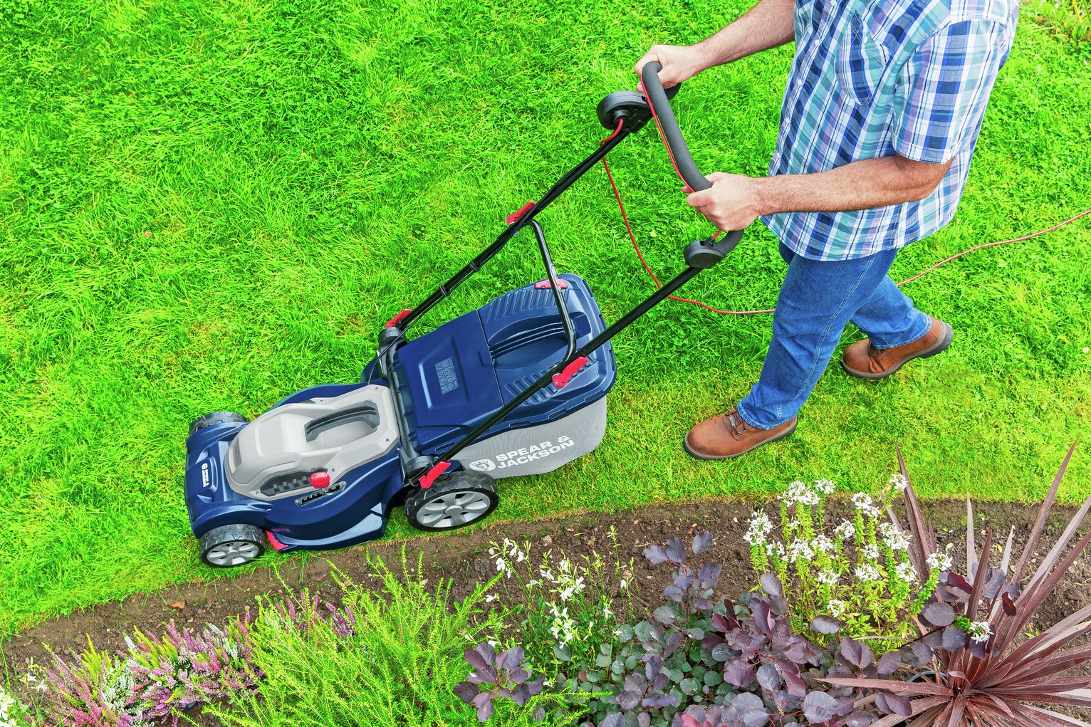 Spear & Jackson 40cm Corded Rotary Lawnmower Review