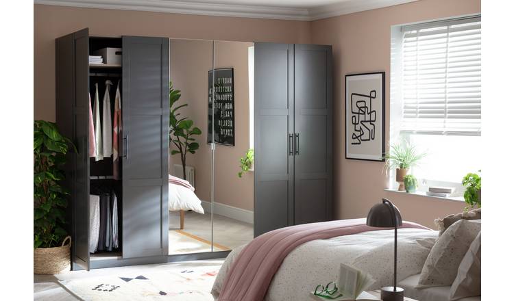 6 door deals wardrobe argos