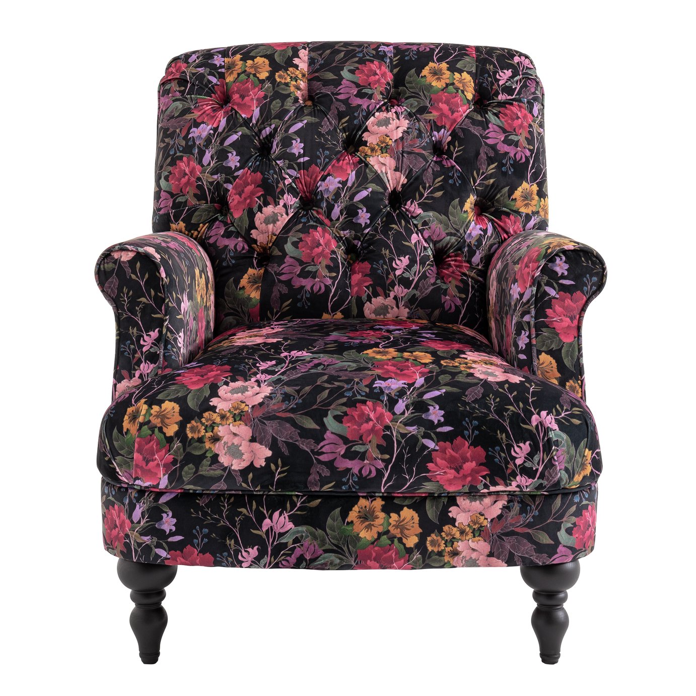 Habitat Valerie Fabric Accent Chair Floral (3638376) Argos Price Tracker pricehistory.co.uk