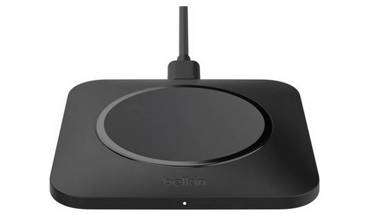 Belkin 15W Wireless Charger Pad with Plug - Black