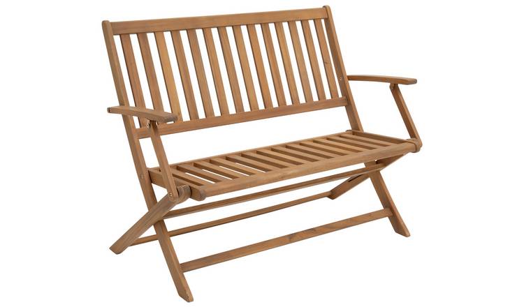 Buy Argos Home Newbury 2 Seater Folding Wooden Garden Bench