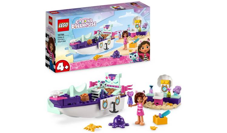 Buy LEGO Gabby s Dollhouse Gabby MerCat s Ship Spa Toy