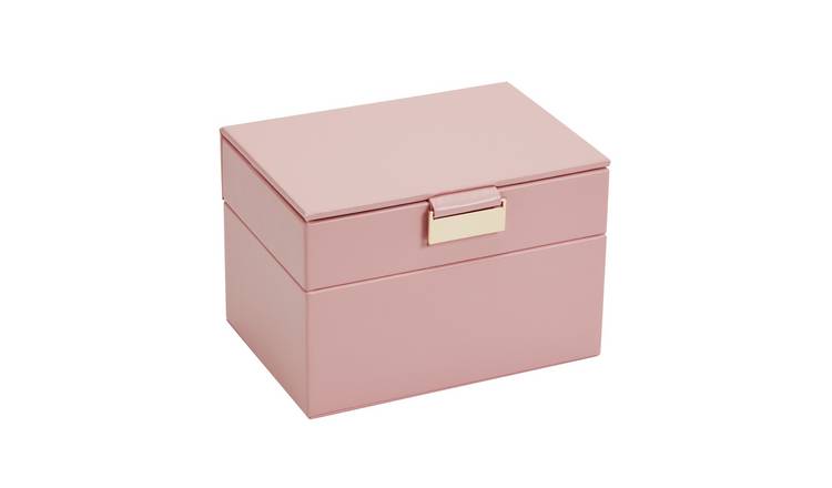 Buy Argos Home Faux Leather Classic Lift Top Jewellery Box Jewellery boxes and hangers Argos