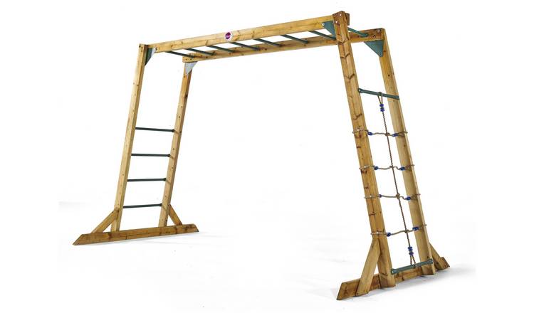 Plum Wooden Free Standing Monkey Bars