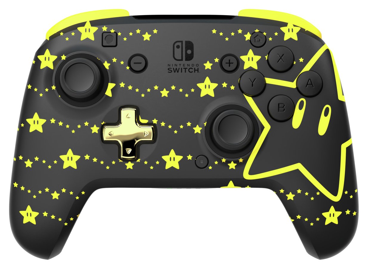 PDP Switch REMATCH GLOW Wireless Controller - Mario Stars