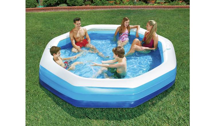 Buy Summer Escapes 9ft Octagonal Family Paddling Pool - 1318L