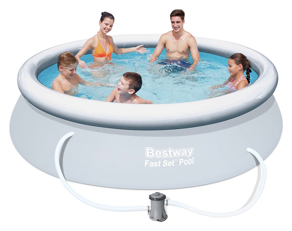 Bestway 10ft Quick Up Round Family Pool - 3638L