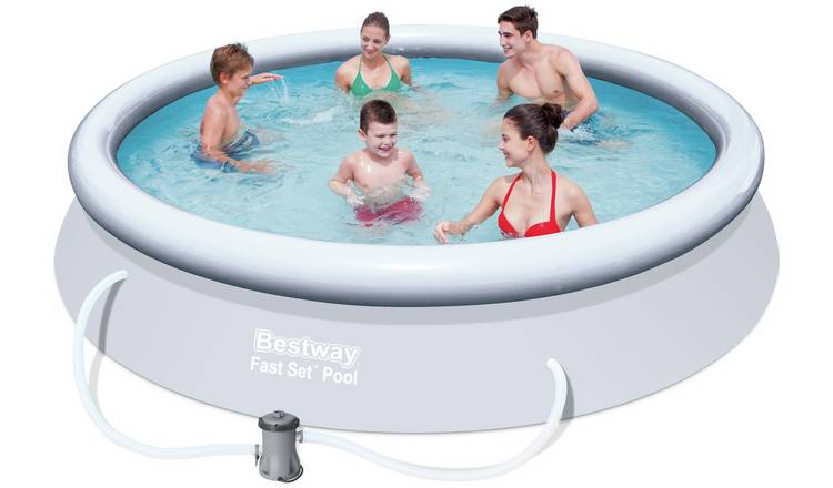 Buy Bestway 12ft Quick Up Round Family Pool - 5377L ...