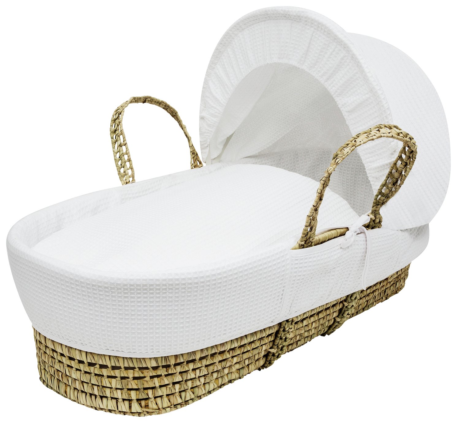 Kinder Valley White Cotton Waffle Moses Basket review