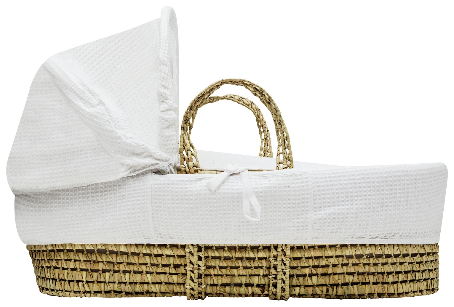 Kinder Valley White Cotton Waffle Moses Basket Reviews