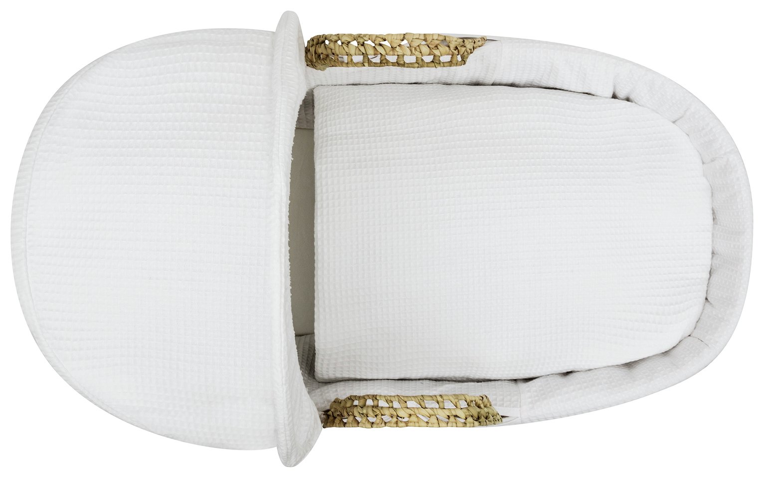 Kinder Valley White Cotton Waffle Moses Basket Reviews