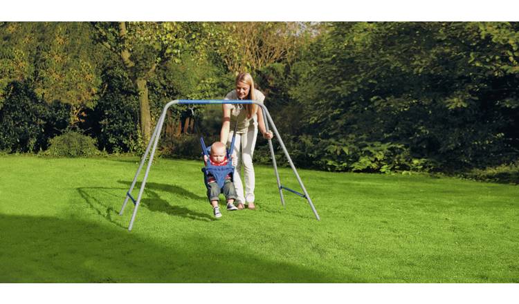 Buy Chad Valley Toddler Garden Swing Blue Swings Argos