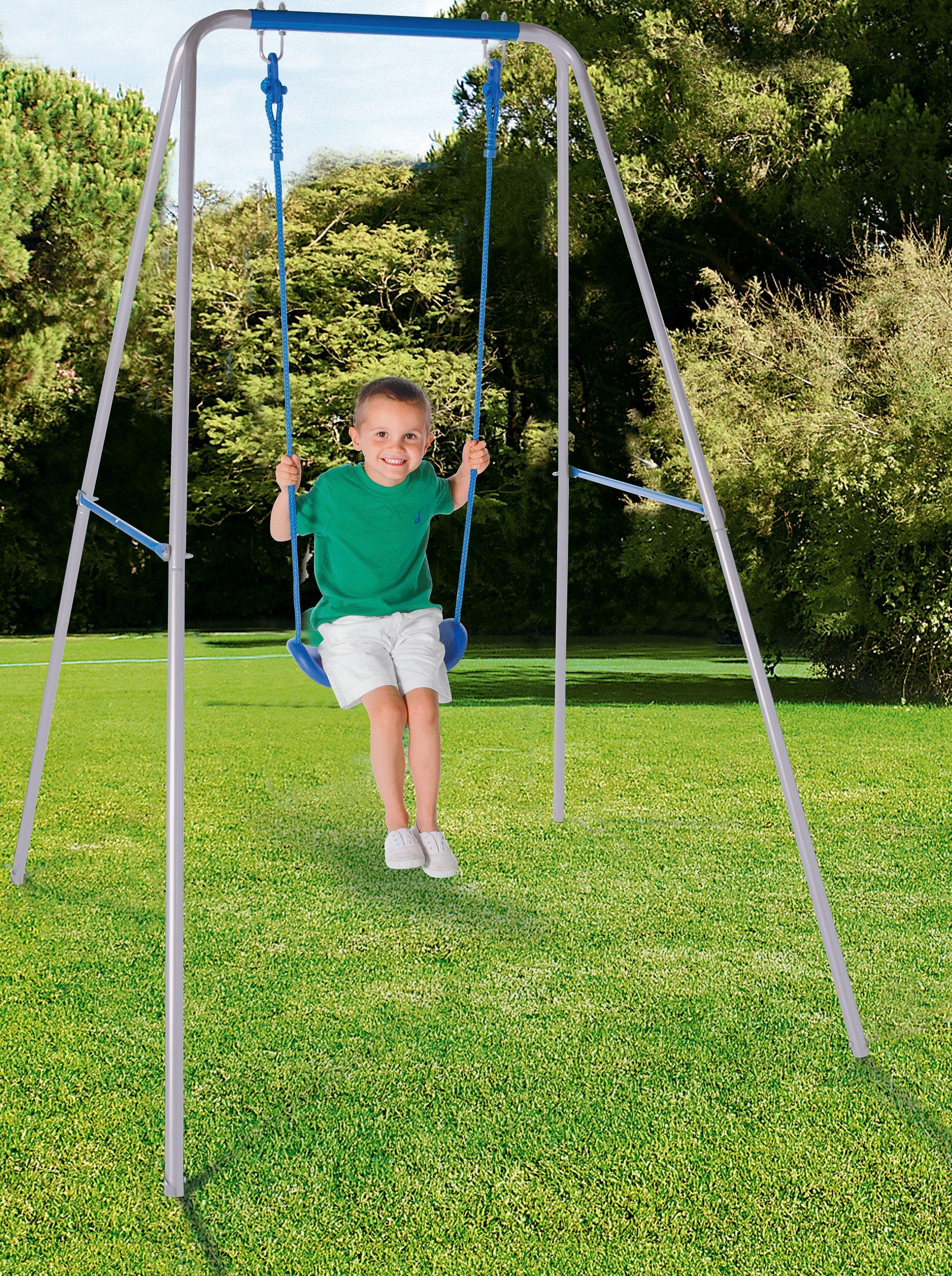 Chad Valley Kids' Active Single Swing - Blue (3673568) | Argos Price ...