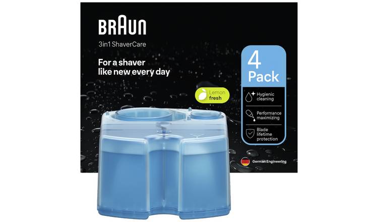 Braun Clean and Renew Shaver Cartridges - 4 Pack