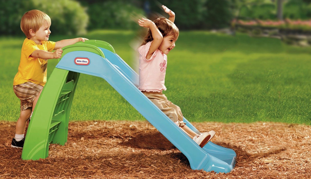 argos little tikes slide