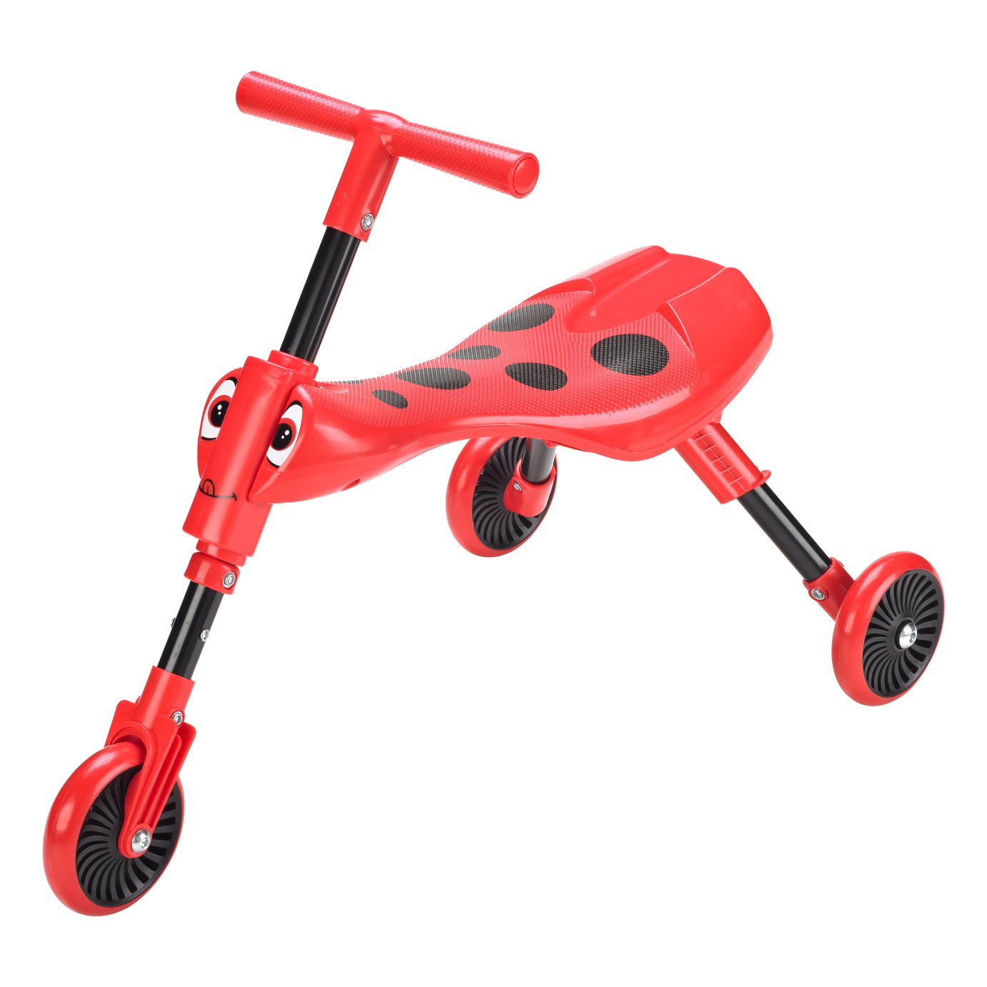 Scuttlebug Ladybird Ride On - Red and Black