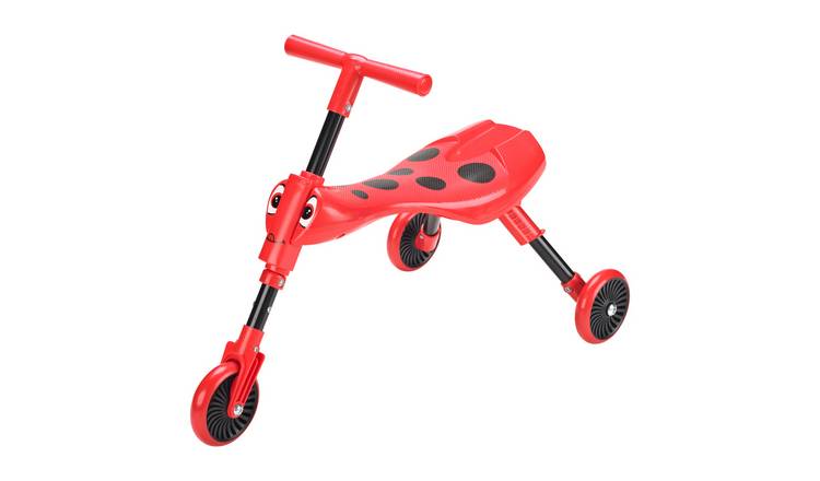 Scuttlebug Ladybird Ride On - Red and Black