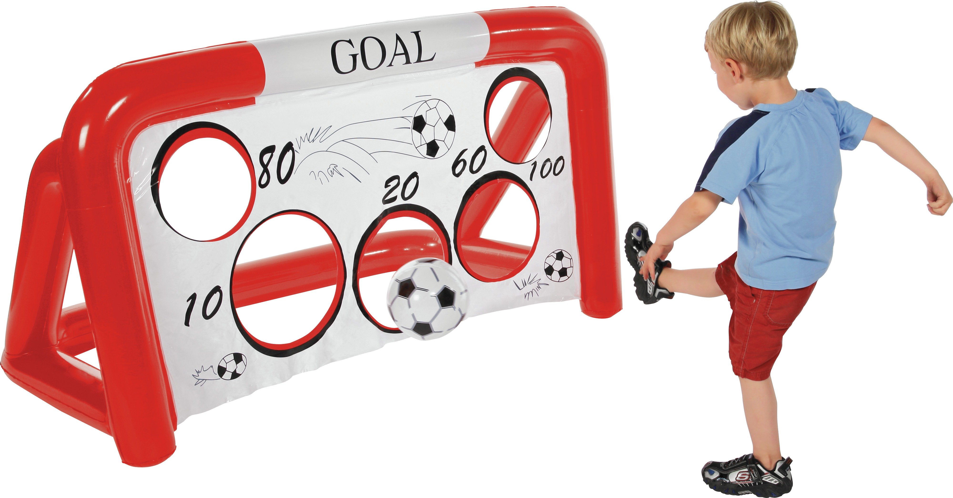 Chad Valley Inflatable Goal Set