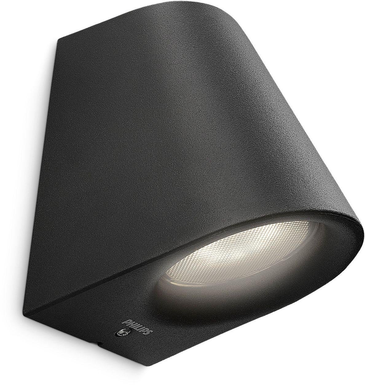 Philips myGarden Virga LED Wall Light - Black