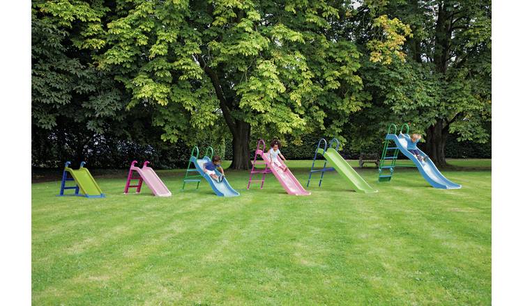 Buy Chad Valley 9ft Kids Wavy Garden Slide - Blue | Slides | Argos