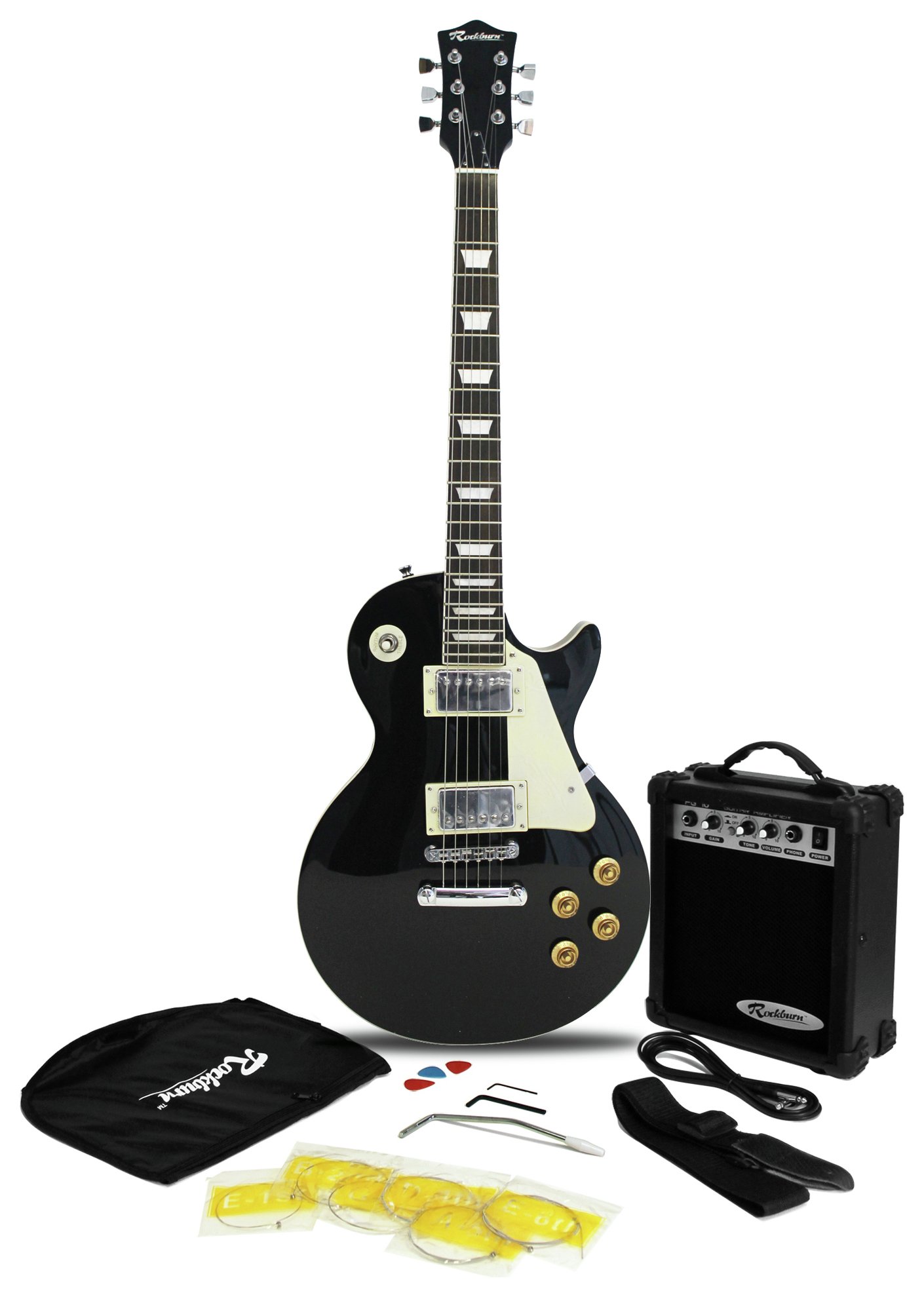 Rockburn Electric Guitar Amp Pack - Black