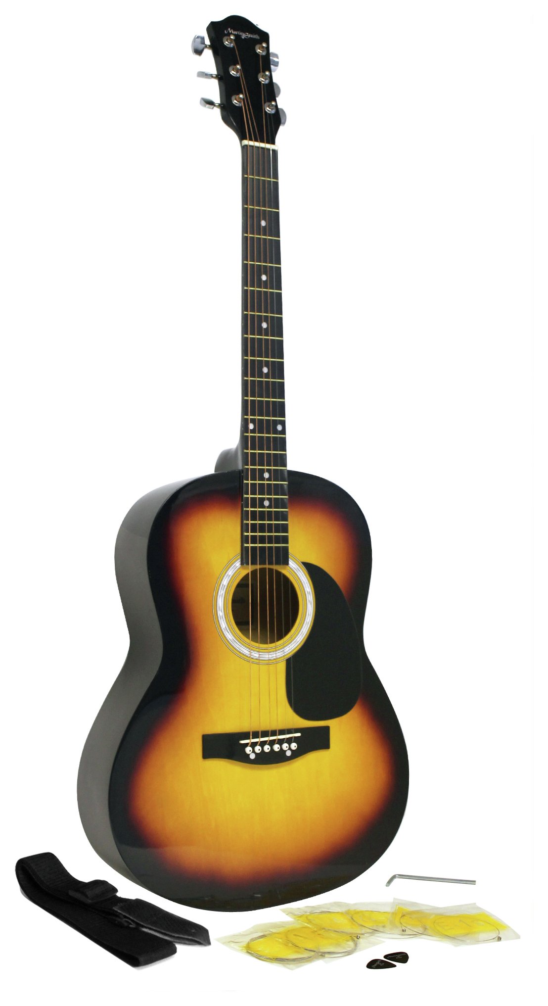 Martin Smith 39 Inch Acoustic Guitar Pack - Sunburst
