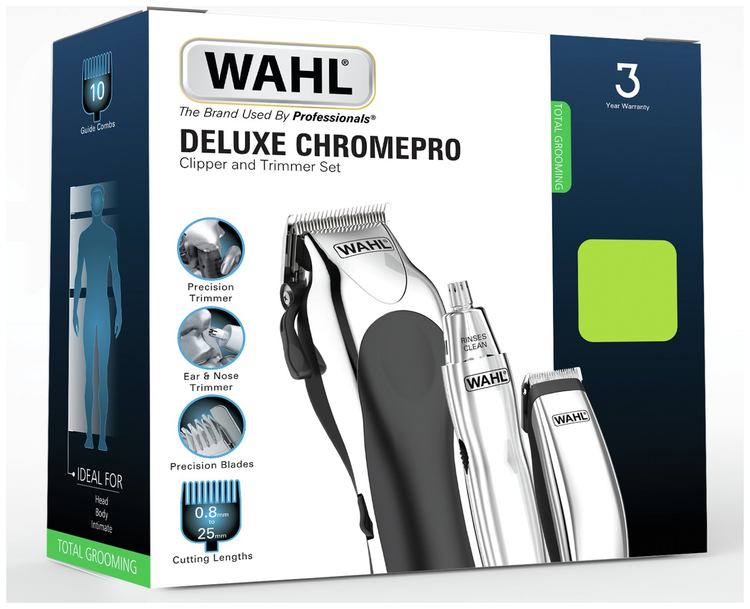 Wahl Deluxe Chrome Pro Hair Clipper Kit Reviews