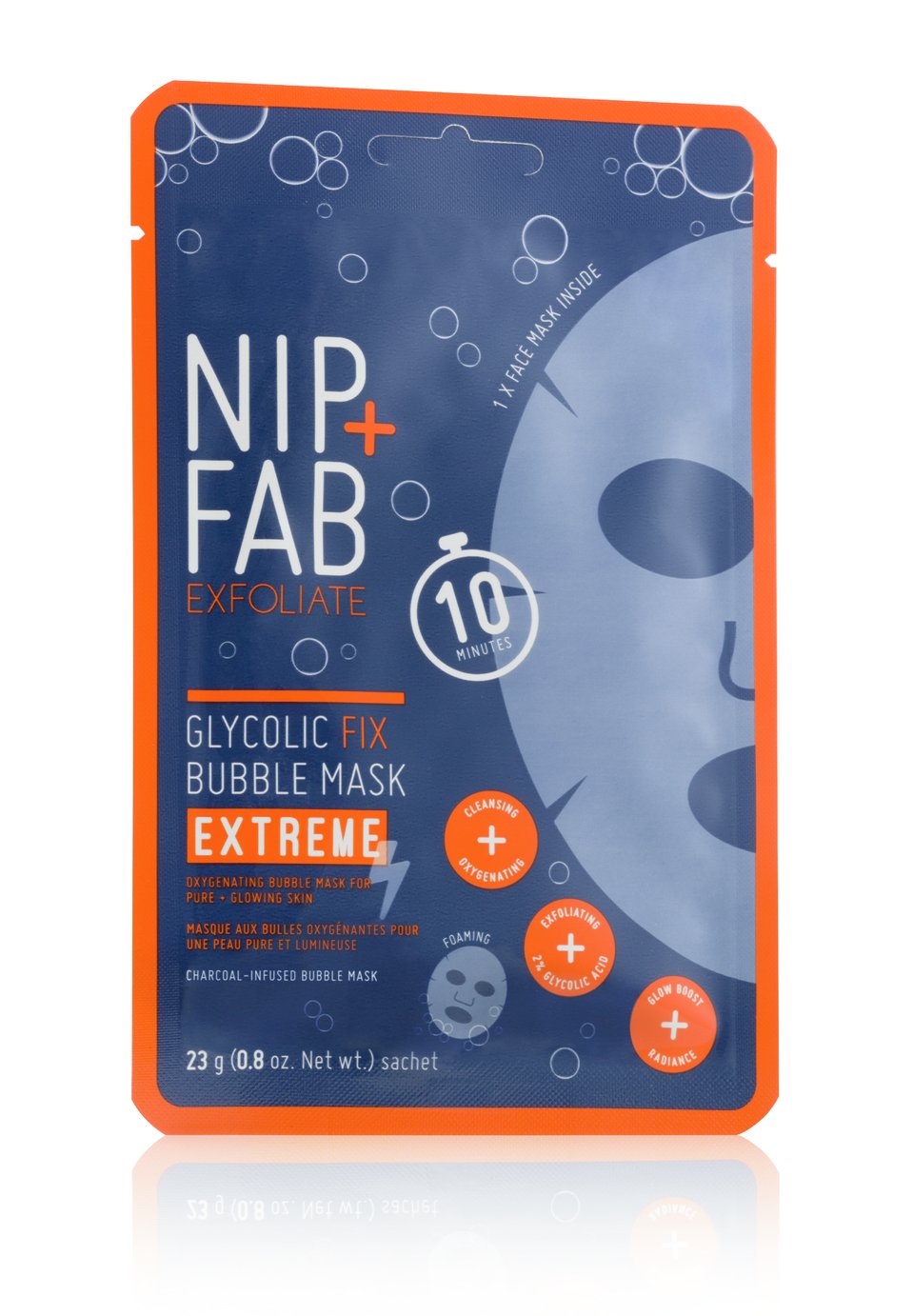 NIP   FAB Glycolic Fix Extreme Bubble Mask