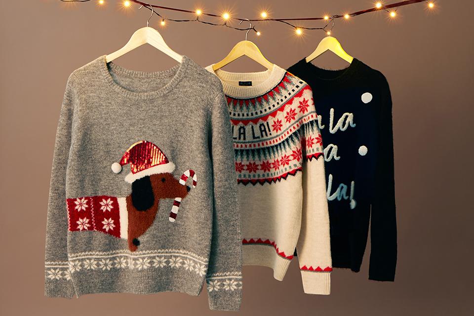 Christmas jumpers.