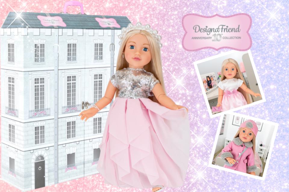 DesignaFriend doll and doll house.