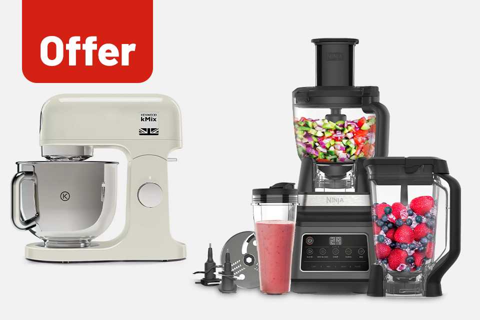 Save on small kitchen appliances. From Kenwood to Ninja, whip up mighty savings on top brands.