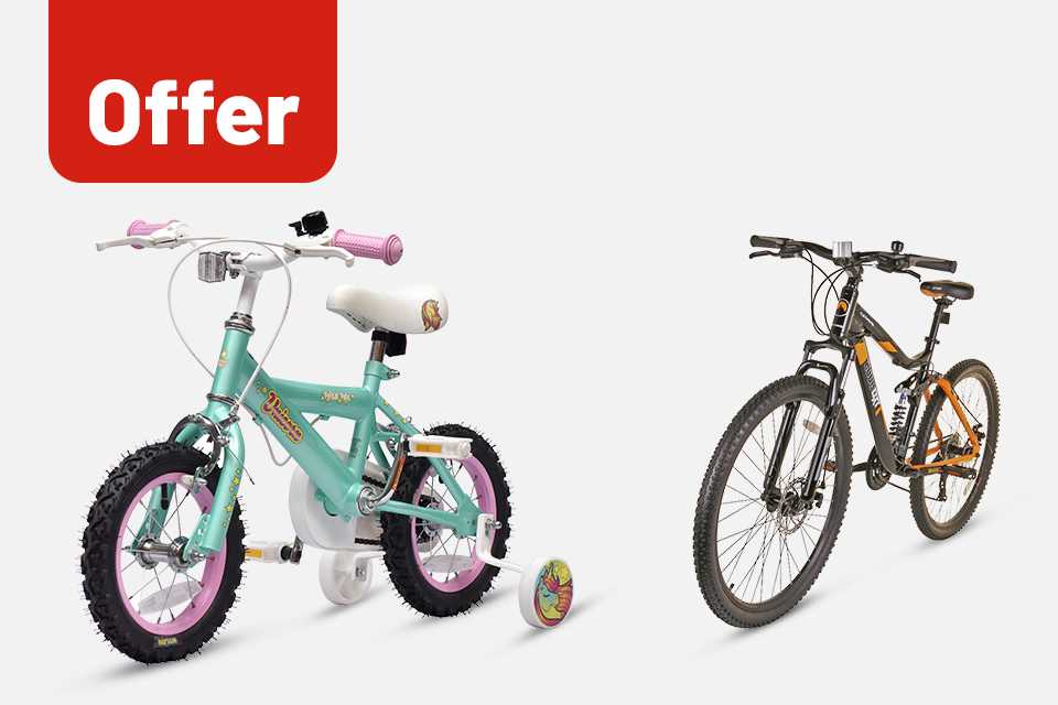 Up to 1/2 price off selected cycles & cycle accessories. Get a head start with these bike deals.