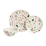 Christmas table & bakeware.