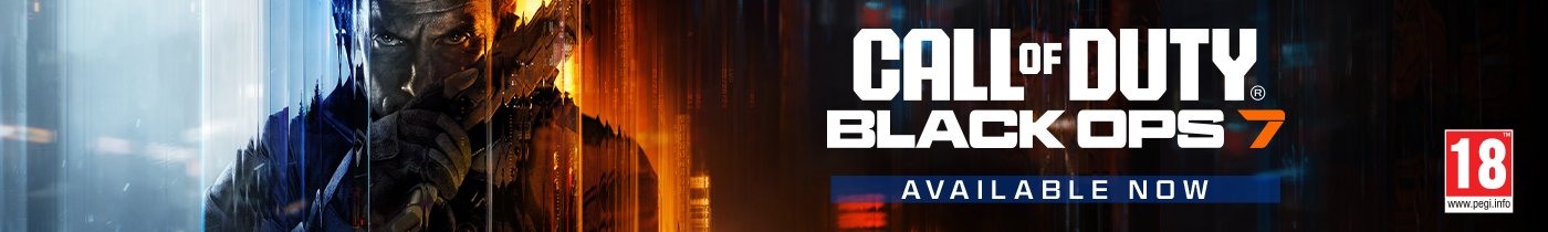 Call of duty black ops 7 available now.